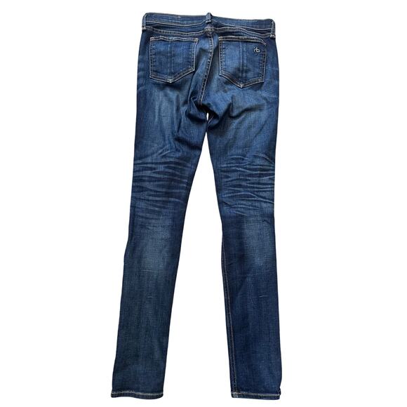 Rag & Bone Midi Knee Ripped Skinny Jeans Size 27 - Picture 6 of 6